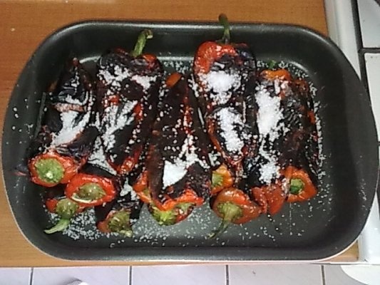 Salata de ardei capia copt