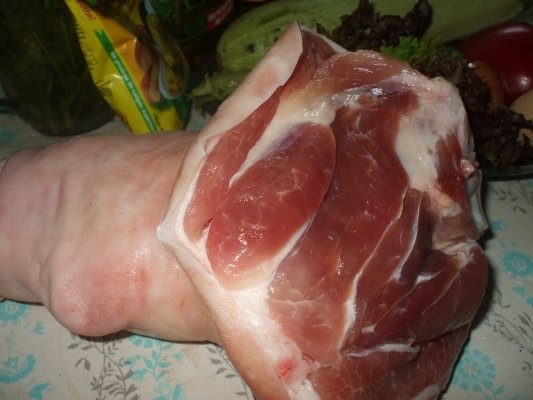 Ciolan rasol cu garnitura de orez si legume