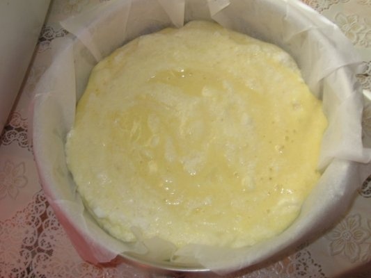 Tort cu crema de nuca de cocos verde