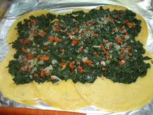 Limba rasol si rulouri cu spanac si oua fierte