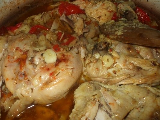 Friptura de pui  inabusita cu mamaliguta