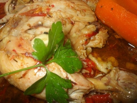 Friptura de pui  inabusita cu mamaliguta