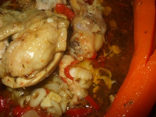 Friptura de pui  inabusita cu mamaliguta