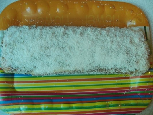 Rulada cu crema de pepene galben