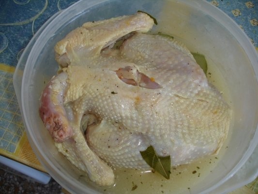 Pui la cuptor cu cartofi