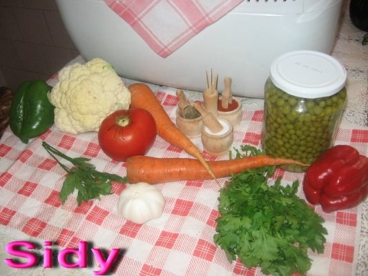 Ciorba de conopida cu mazare