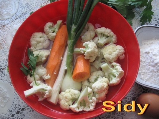 Ciorba de conopida cu mazare