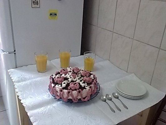 Tort cu afine de padure si crema de iaurt