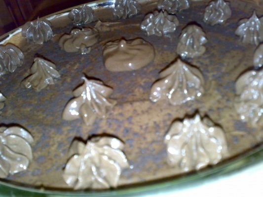 Tiramisu cu crema si  trufe de ciocolata