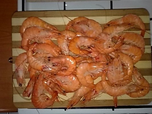 Cozi de creveti cu garnitura de orez