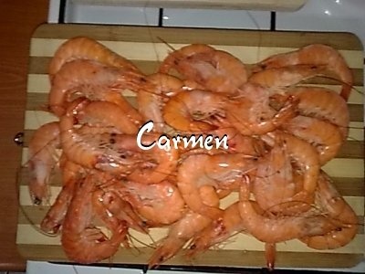 Cozi de creveti cu garnitura de orez