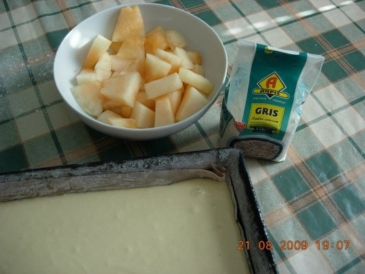 Prajitura cu pepene galben