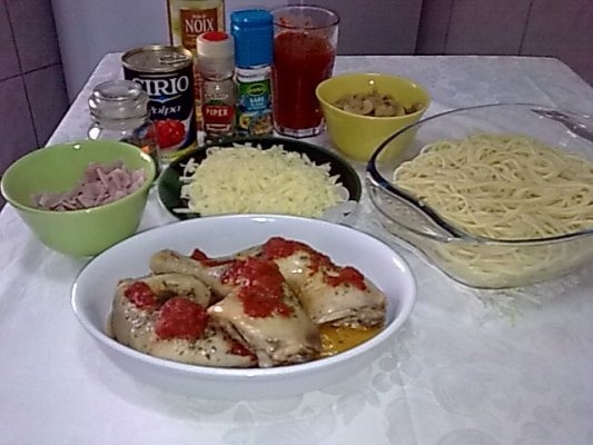 Spaghete milaneze cu copanele