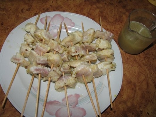 Frigarui de peste cu marinata de lamaie verde