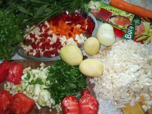 Ciorba de varza si legume