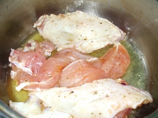 Pui cu morcovi gratinati