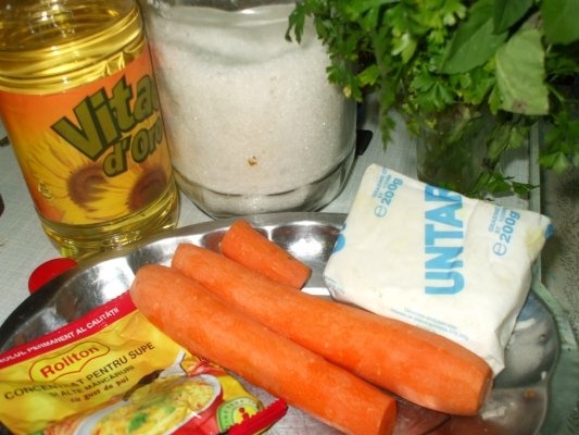 Pui cu morcovi gratinati