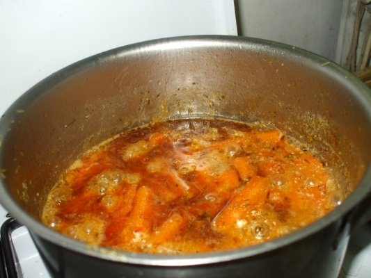 Pui cu morcovi gratinati