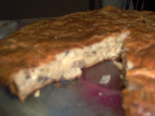 Budinca cu brinza si legume