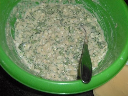 Budinca cu brinza si legume