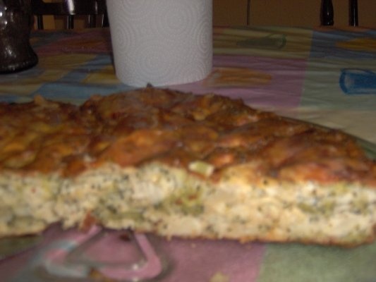 Budinca cu brinza si legume