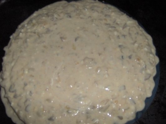 Budinca cu brinza si legume