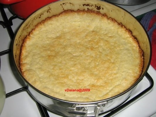 Tarta cu mere si budinca de vanilie