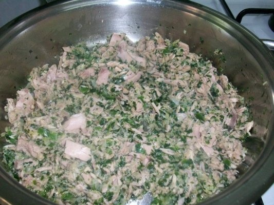 SALATA DE TUNA(CONSERVA) CU CORIANDRU VERDE