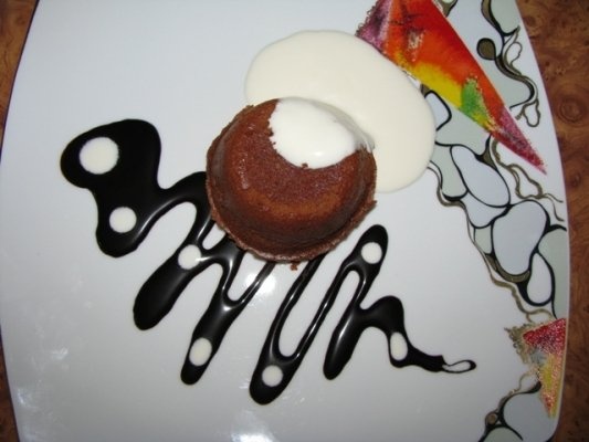 Pudding fondant de ciocolata cu cafea