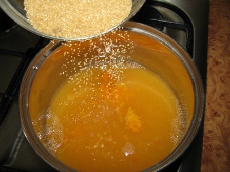 Inghetata de portocale si grapefruit