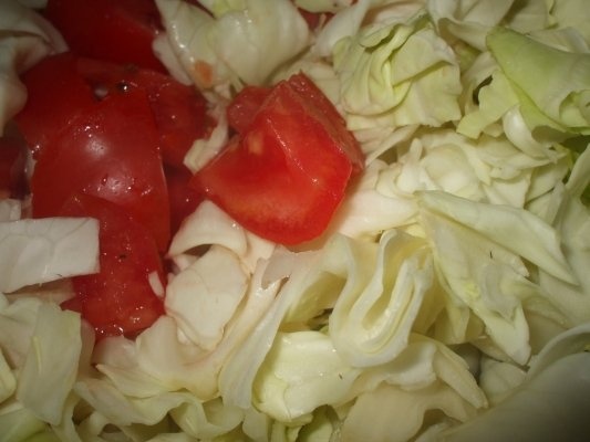 Varza dulce cu piept de porc