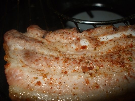 Varza dulce cu piept de porc