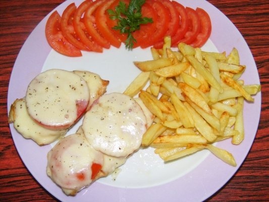 Piept de pui cu Mozzarella