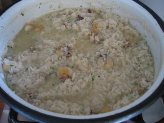 Orez cu negru de sepie