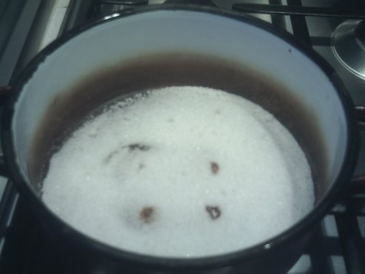 Prajitura cu spuma de zahar ars