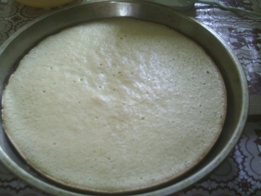 Prajitura cu spuma de zahar ars