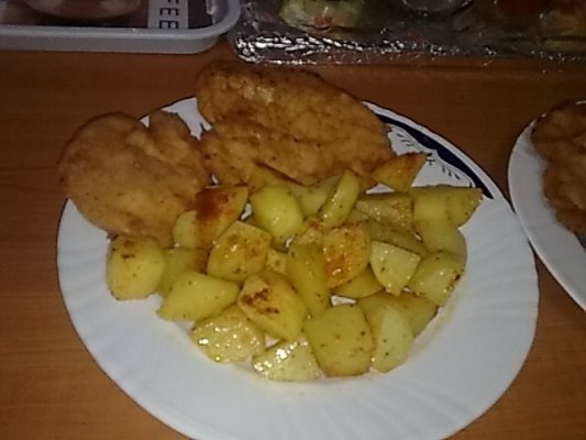 Snitele cu cartofi copti ca la Alba-Iulia.