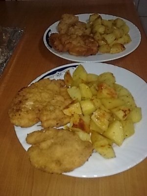 Snitele cu cartofi copti ca la Alba-Iulia.