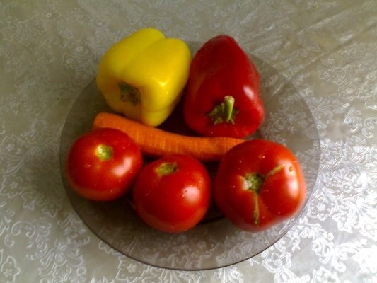 Crap cu legume la cuptor