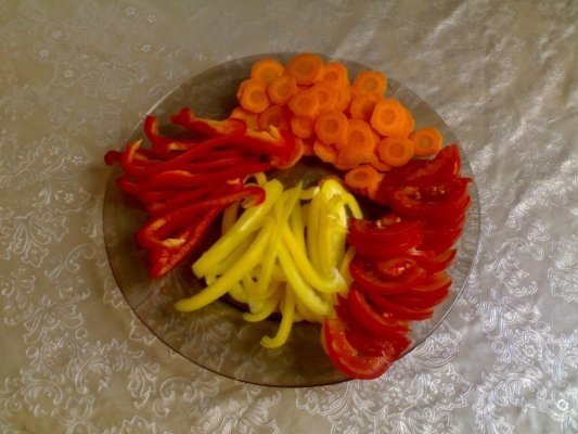 Crap cu legume la cuptor