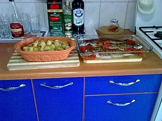 Pastrav la cuptor cu cartofi ca la Alba-Iulia