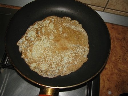 Fructe de mare in clatite cu tarhon