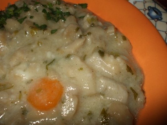 Tocanita de ciuperci pleurotus