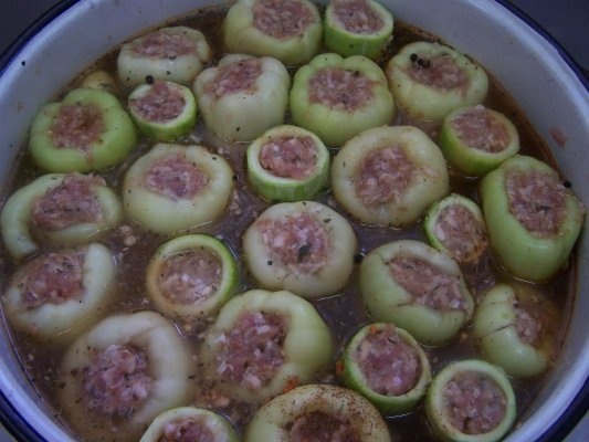 Ardei si dovlecei umpluti- Deliciile verii !!