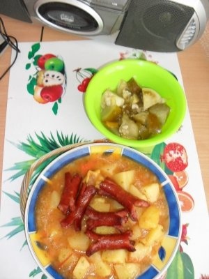 TOCANITA DE CARTOFI CU CABANOS