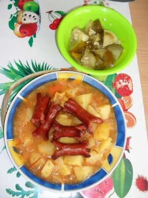 TOCANITA DE CARTOFI CU CABANOS