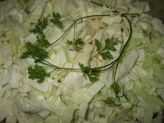 Varza dulce cu pulpa de porc la cuptor