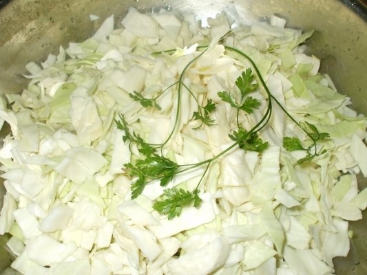 Prosciuto pe varza dulce la cuptor