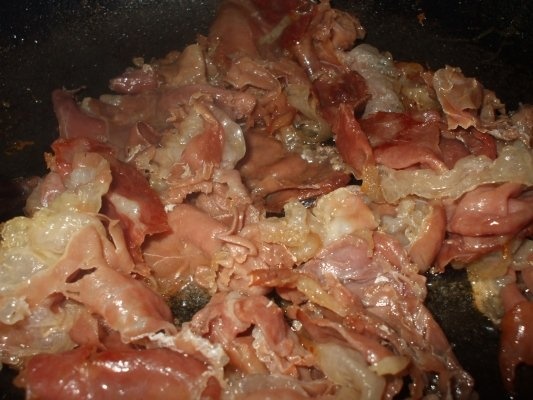 Prosciuto pe varza dulce la cuptor