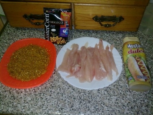 Piept de pui impanat